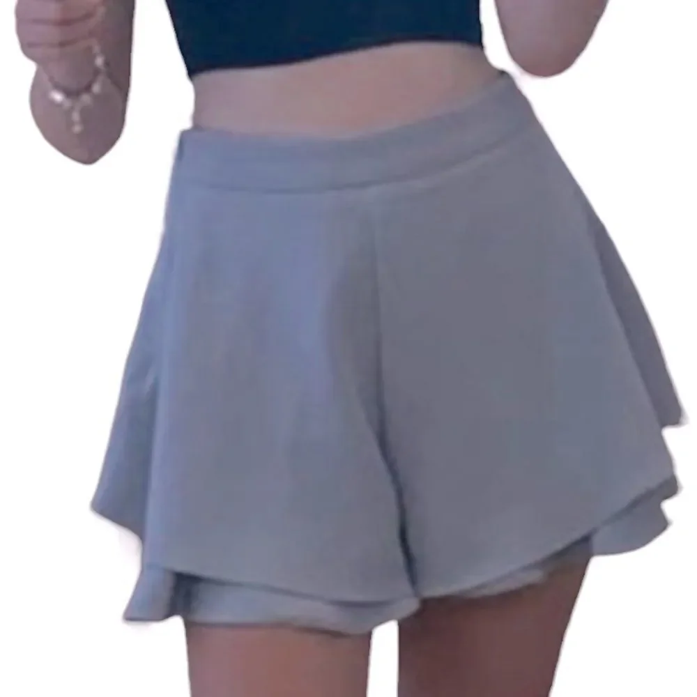 ✨ Zara Baby Blue Flutter Shorts✨